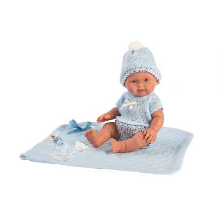 #DM_COLOR_REF# Кукла Llorens 26293 мальчик с синим одеялом  26 см #Tiptovara# фото для пупсика