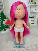 Кукла Mia 3412 с яркими волосами без одежды Nines d'Onil, 30 см