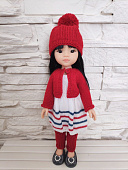 Кукла Paola Reina Лиу в красной шапке 14582, 32 см