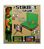 Игровой набор для анимационного творчества STIKBOT S1 – СТУДИЯ Z-SCREEN (2 экскл. фиг.,штатив,сцена)