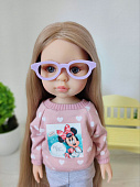Очки овал сиреневые для куклы Paola Reina 32 см