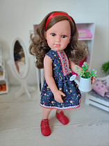 Цветочное платье для куклы LLorens, 42 см