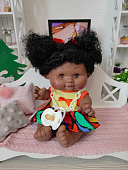 Кукла мулаточка Нинес Пепотес умеет закрывать глаза, 26 см