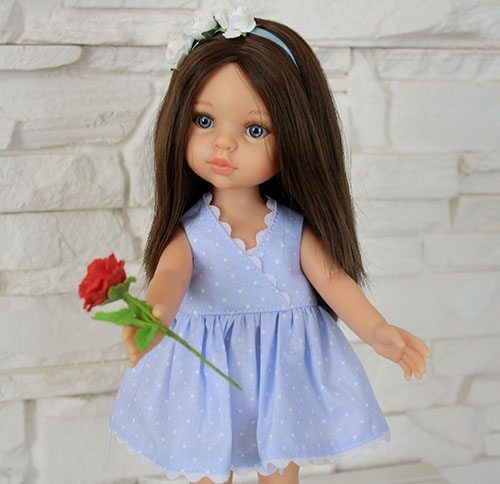 Paola Reina 14500-blue фото для куклы-голышка