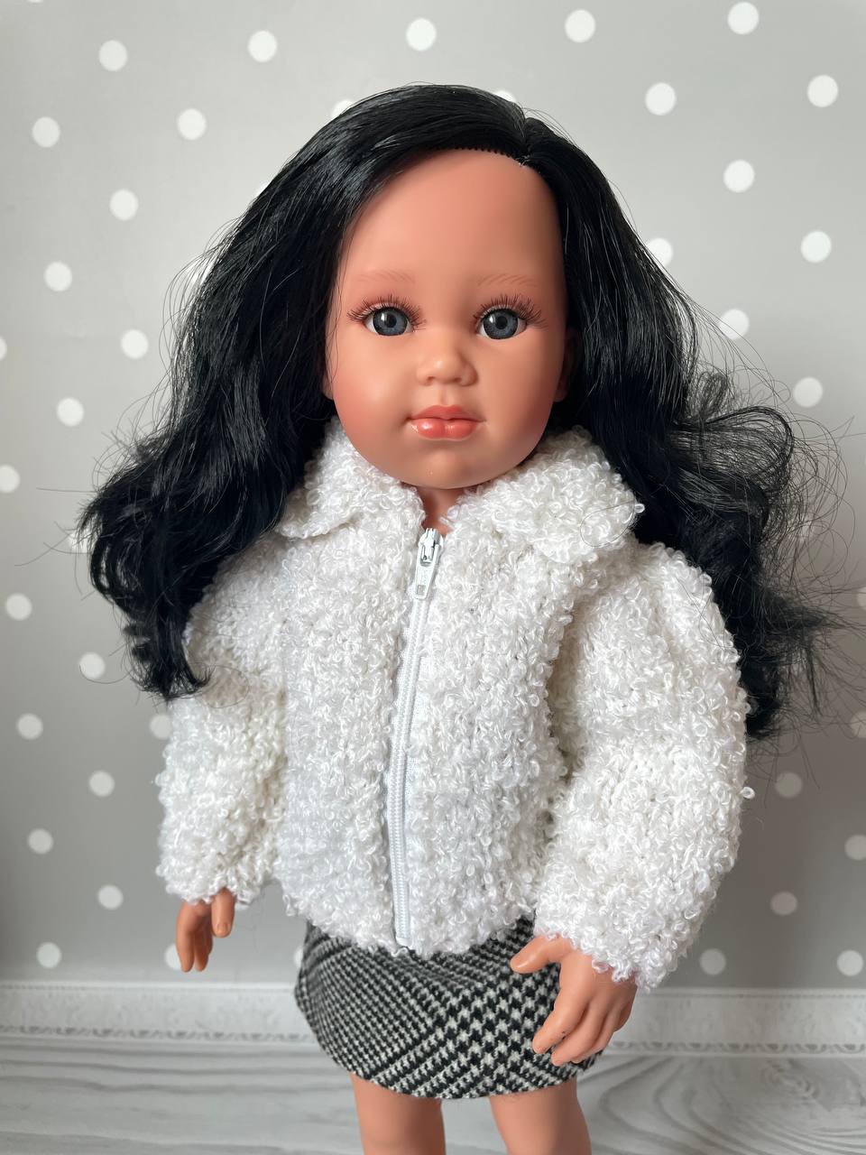 Комплект шубка и юбка для куклы Llorens 42 см Llorens HM-TG-1168 #Tiptovara#