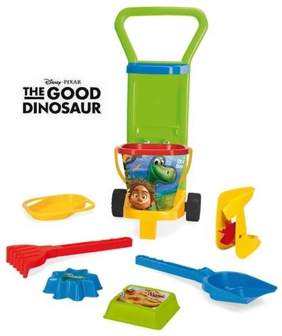ФотоДетская тележка Добрый динозавр Disney с набором для пескаWader78170