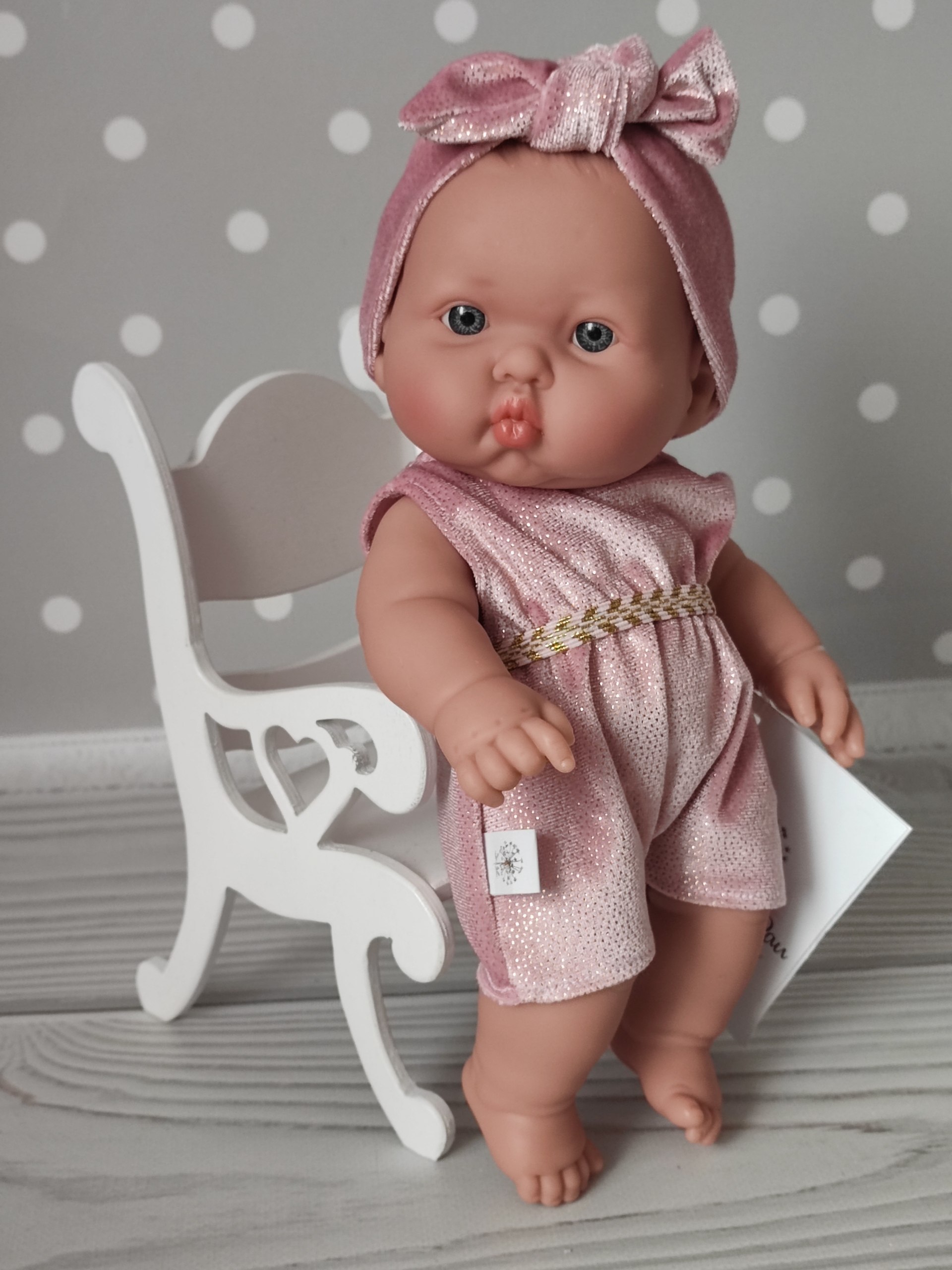 #DM_COLOR_REF# Пупс Marina&Pau Betty Baby Pink, 28 см (пакет) фото для пупсика