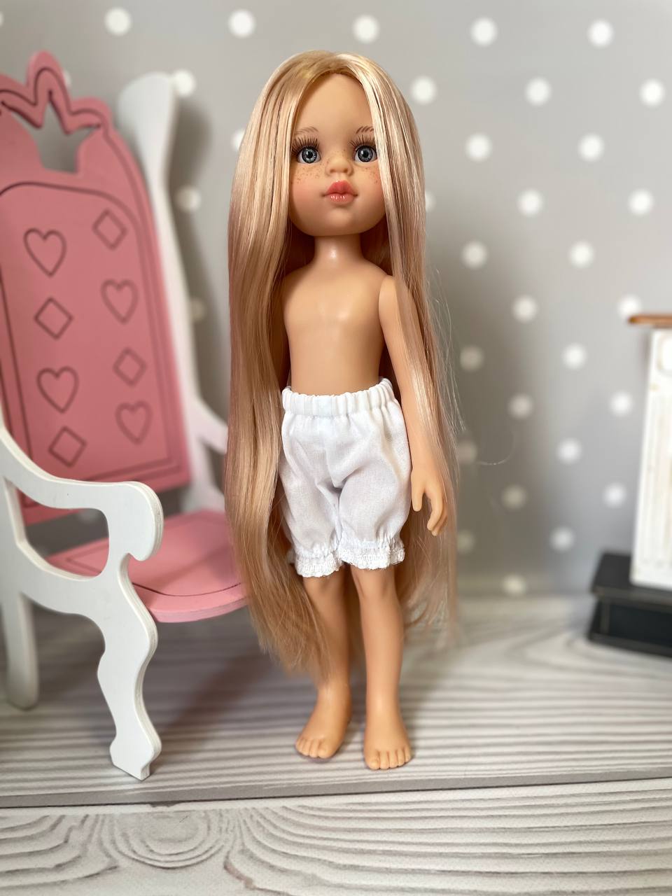 Платье нежного лавандового цвета для Paola Reina 32 см Paola Reina HM-KS-1036 #Tiptovara#