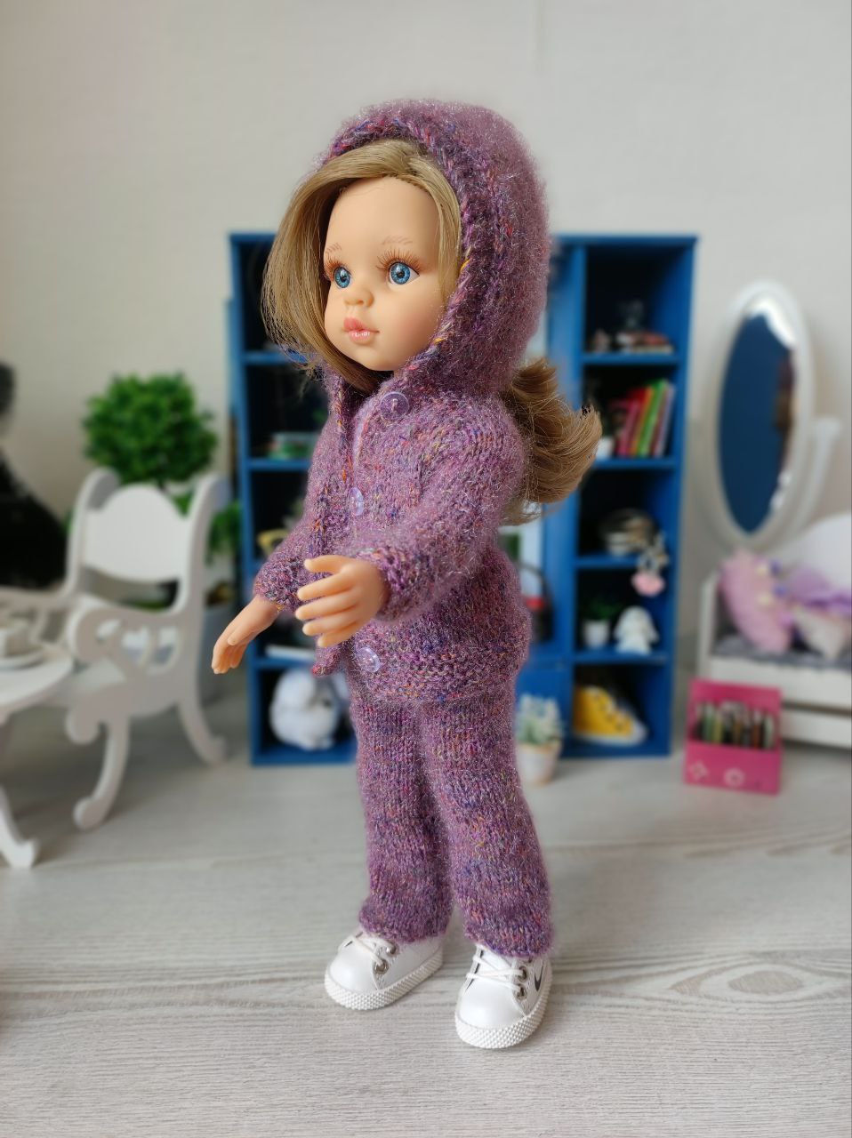 Комплект кофта, штаны и топ для куклы Паола Рейна 32 см Paola Reina HM-KI-1018 #Tiptovara#