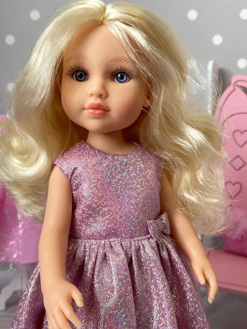 Сиреневое платье Блеск для куклы Catalina Dolls / Paola Reina, 32 см Paola Reina HM-KS-1096 #Tiptovara#