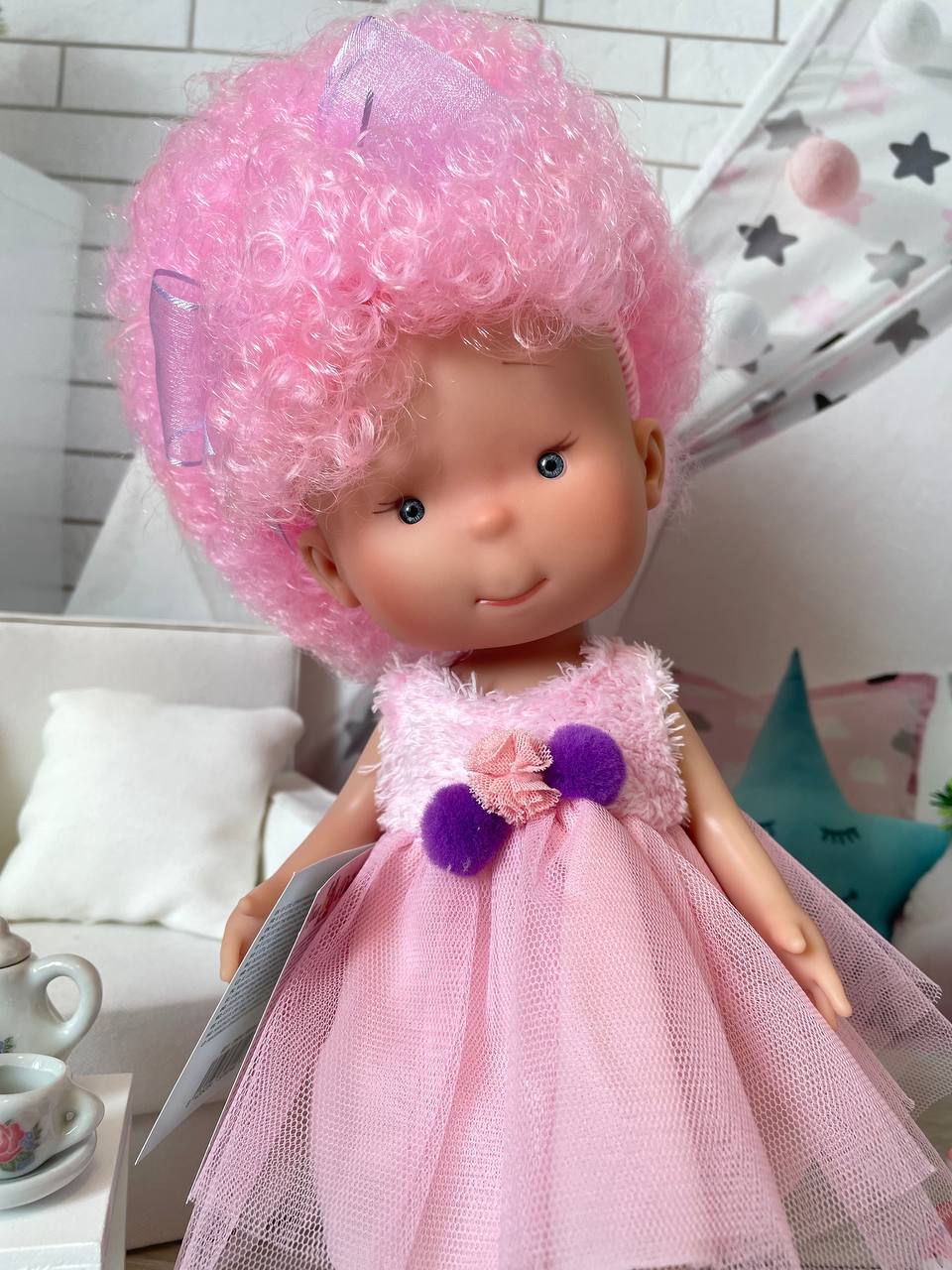 2804 Пиппа Нинес 30 см лялька Розовые