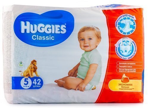 Картинка для одноразовых подгузников Huggies 5029053543185 5