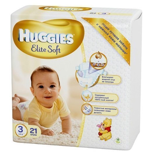 Картинка для одноразовых подгузников Huggies 5029053545271 3