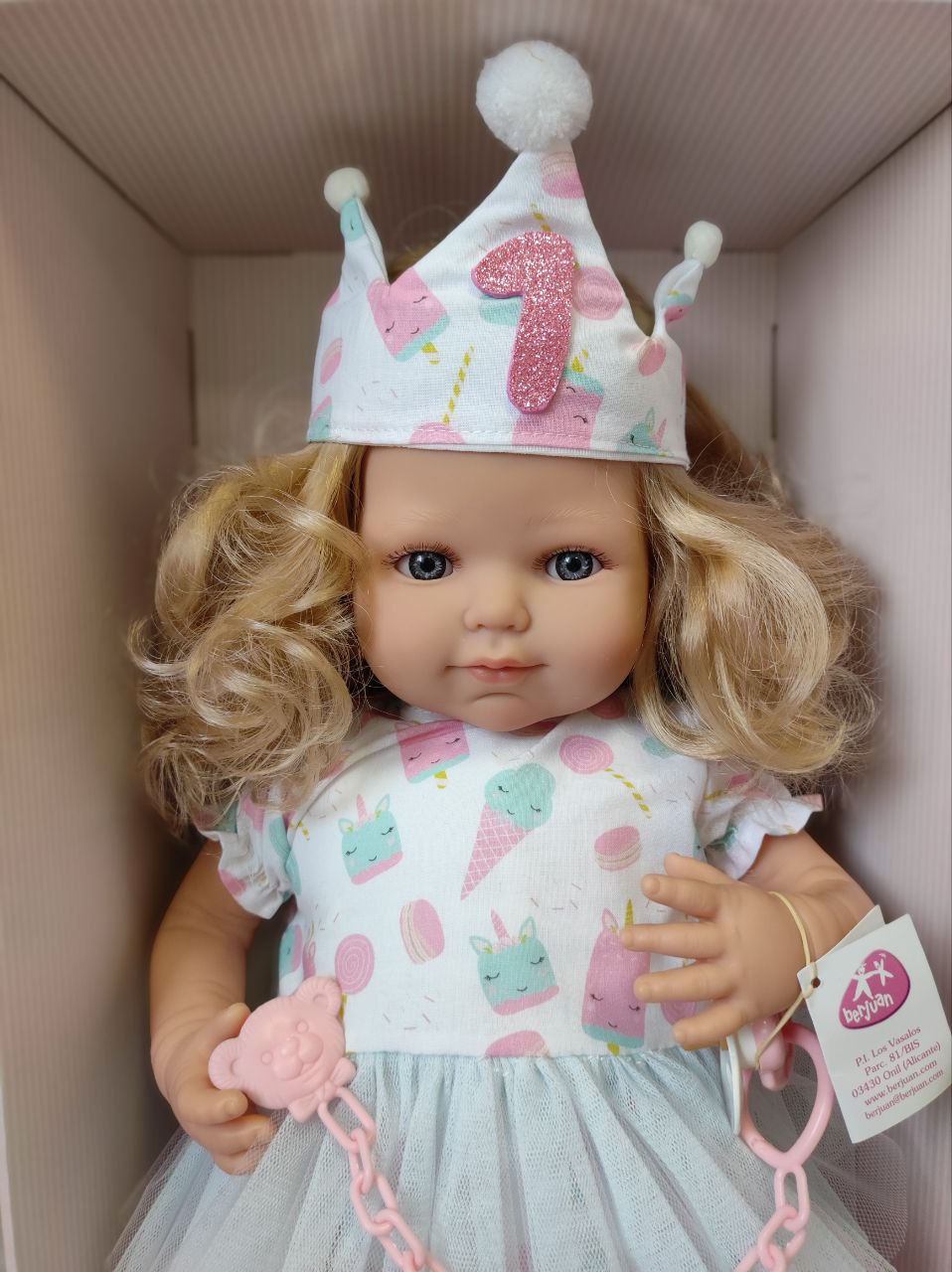 Berjuan мягкая кукла 1228