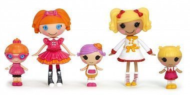 #DM_COLOR_REF# Первоклашки набор с куклами Minilallaoopsy серии Веселая компашка 5 кукол #Tiptovara# фото для пупсика