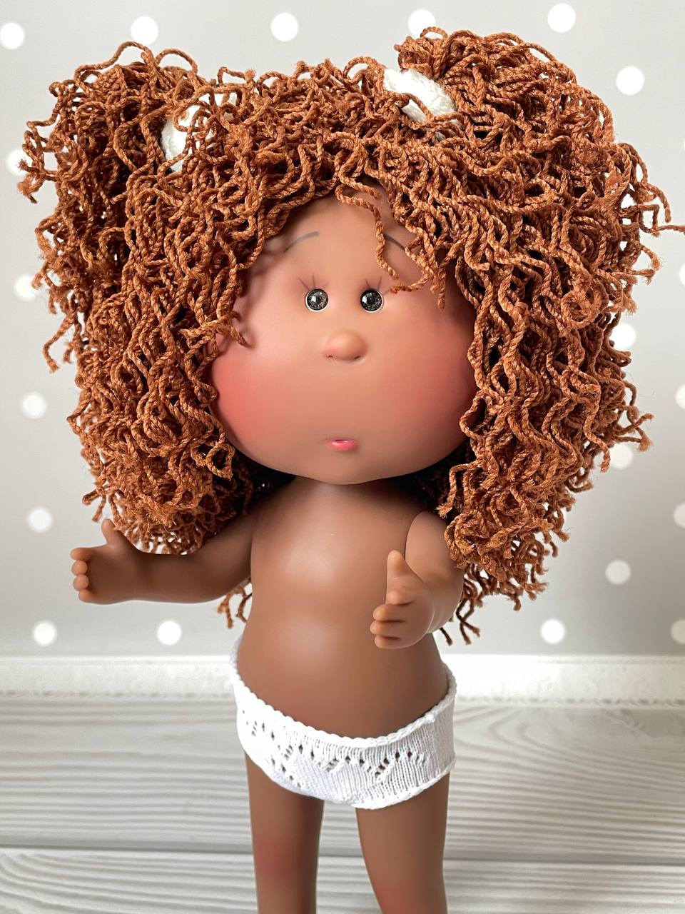 Кукла голишка 3499-BB Миа Булочка 30 см 