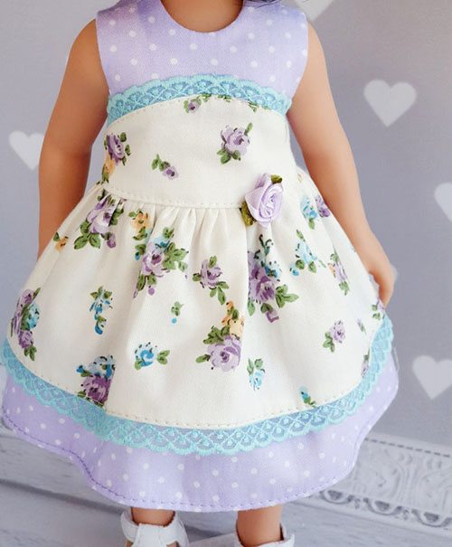 Платье лаванда для кукол Паола Рейна 32 см Paola Reina HM-SL-101 #Tiptovara#