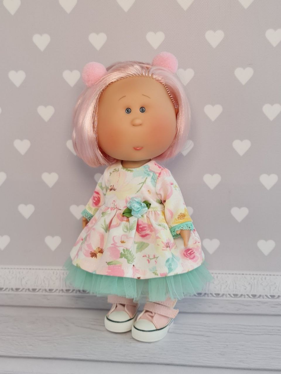 Платье ручной работы для кукол Mia Nines 30 см Nines HM-SL-1056 #Tiptovara#