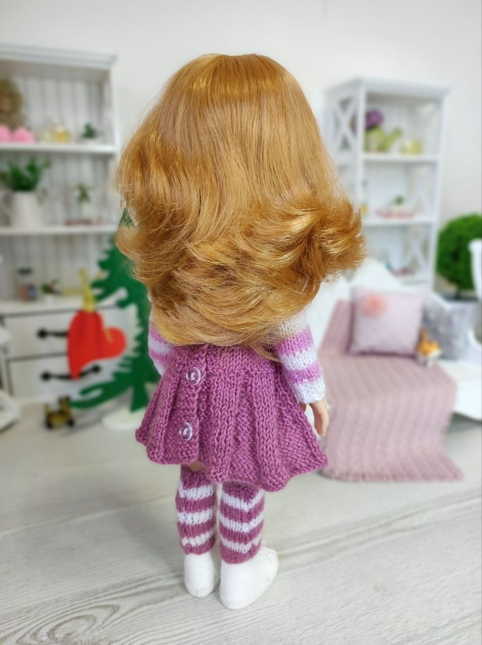 Платье-сарафан Handmade для кукол Paola Reina, 32 см Paola Reina КІ-002 #Tiptovara#