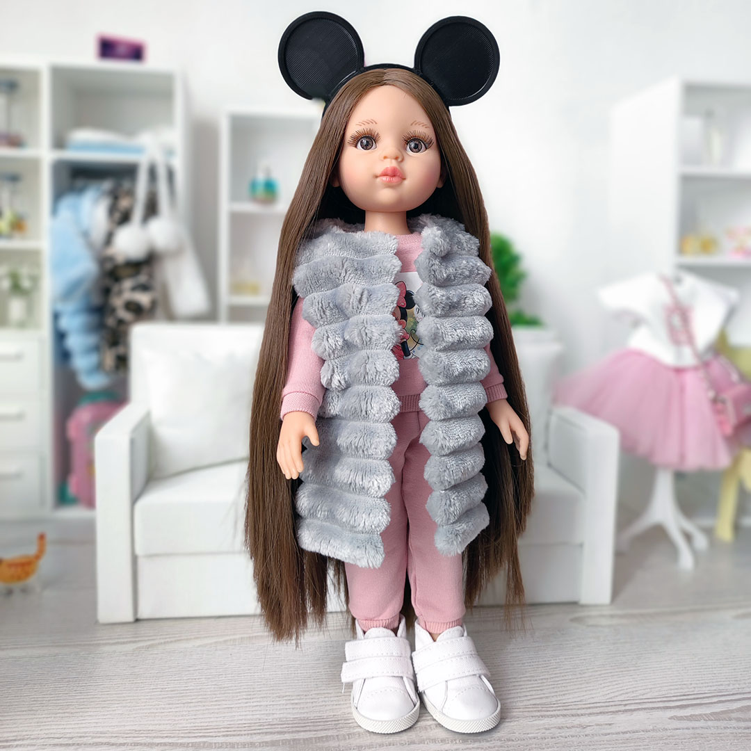 Minnie Mouse - костюм Paola Reina 32 см (штаны, свитшот и жилетка)  HM-RO-1033 #Tiptovara#