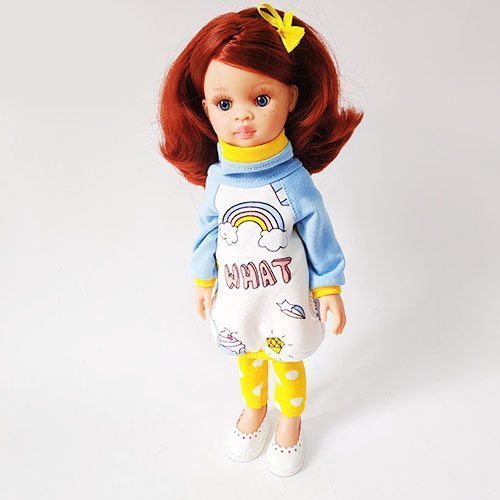 Paola Reina 14826 Винил кукла-голышка