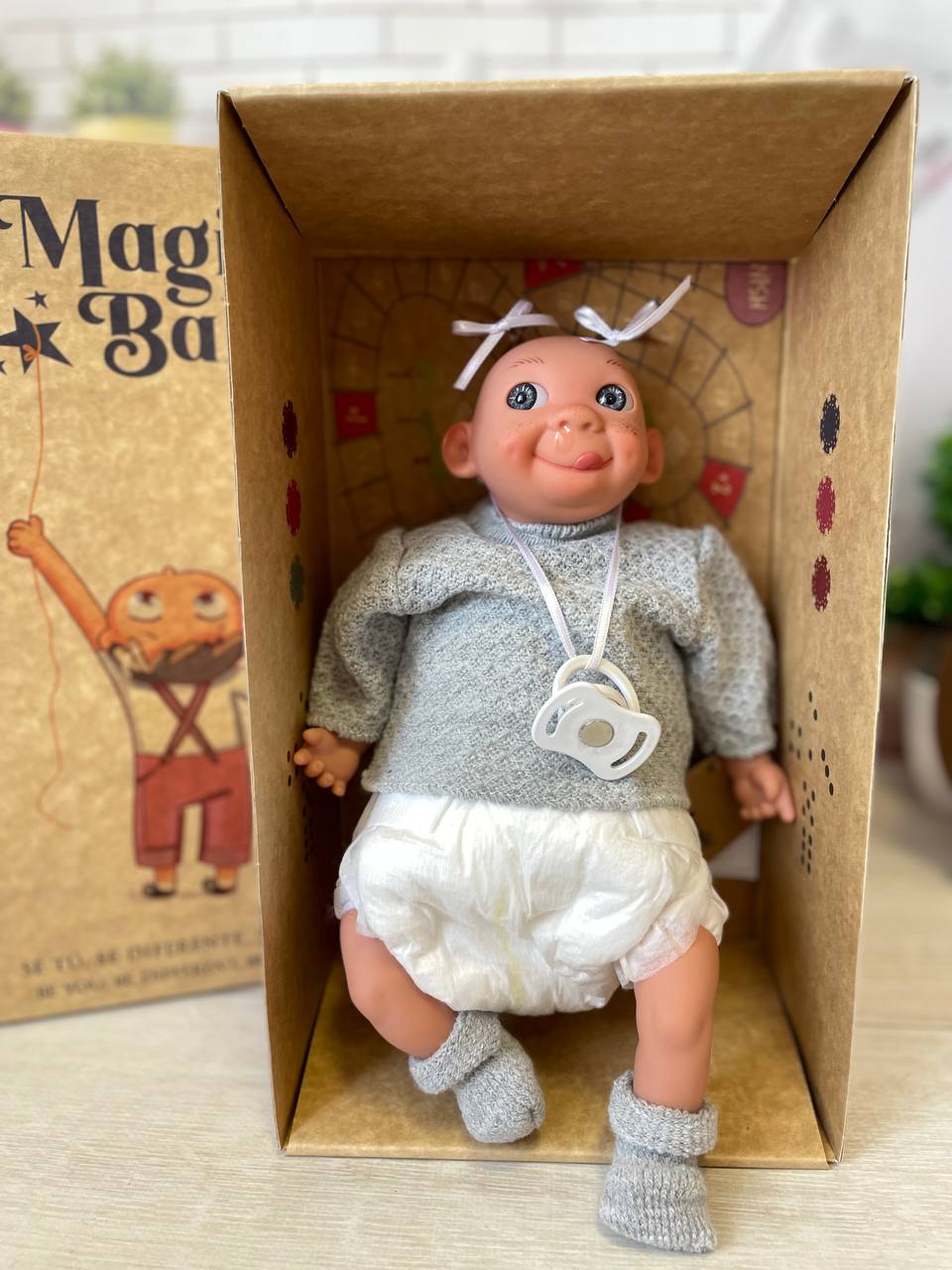 Без волос 2802 пупс Lamagik Испания