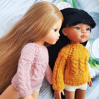 Свитер Косы для куклы Паола Рейна 32 см Paola Reina HM-TV-101 #Tiptovara#
