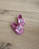 Замшевые лоферы с бантом для кукол Каталина, Паола Рейна 32 см