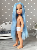 Кукла Diana 10 с голубыми волосами Catalina Dolls без одежды, 32 см