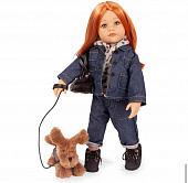 Кукла Hannah and her dog Polly Gotz 2659015, 50 см