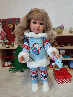#Tiptovara# Vestida de azul виниловая кукла 912-COR-autfit-1