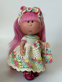 Кукла Little Miа Pink Nines d'Onil в платье с сумочкой, 23 см