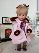 Кукла D Nenes (Carmen Gonzalez) Berta  в розовом пальто, 36 см