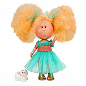 Кукла Miа Cotton Hair 3415 с собачкой Nines d'Onil, 30 см