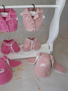 Джинсовый комплект для кукол Paola Reina Подружки, 32 см и похожих Paola Reina HM-BV-1096 #Tiptovara#