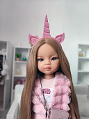 Обруч Единорожка розовый для кукол Паола Рейна, 32 см