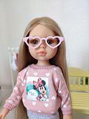 Очки розовые сердечко для куклы Paola Reina 32 см серии Подружки