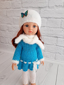 Костюм голубой Софт для куклы Paola Reina, 32 см