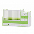 Кроватка Bertoni MAXI PLUS NEW 70-160 (white/green) #Tiptovara#