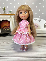 Костюм юбка и топ для куклы мини Паола Рейна 21 см, Люси Бержуан 22 см