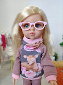 Очки розовые овал для куклы Паола Рейна 32 см серии Подружки