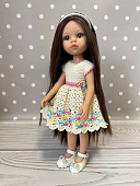 Вязаное платье для кукол Paola Reina/Emily Antonio Juan, 32 см