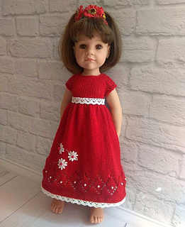 Шикарное платье для кукол Gotz, Antonio juan, Paola Reina, 42-45 см Gotz HM-EK-69 #Tiptovara#