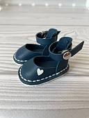 Темно-синие туфли Сердце для кукол Paola Reina, 32 см