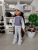 Костюм для куклы Paola Reina со свитшотом Енот, 32 см