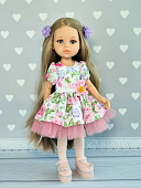 Кукла Paola Reina 13212 Carla Rapuncel в нарядном розовом платье, 32 см