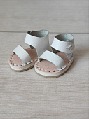 Босоножки кожа для кукол little Mia Nines d'Onil 23 см (белые)