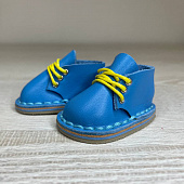 Кожаные ботинки синие для куклы Paola Reina, 32см