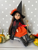 Костюм ведьмочки Halloween для кукол подружек Паола Рейна 32 см