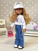 Джинсы с лампасами для кукол Paola Reina 32 см